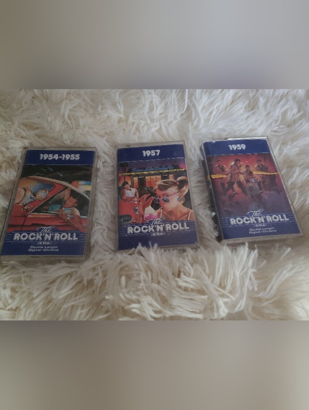 The Rock 'N' Roll Era 3 Piece Cassette Set - NWOT  Blue Covers
